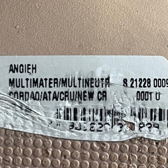 SCHUTZ Angieh Rope & Leather Sandals Womens 11 White Strappy Heel New With Tags - Picture 10 of 12